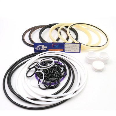 하얀 호스와 HB20G 돌 유압 브레이커 봉지 키트 PTFE 재료