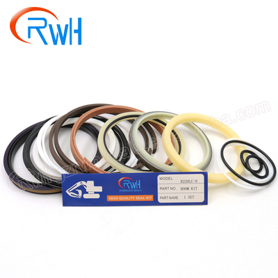 R220LC-9 현대 굴삭기 봉지 키트, PTFE 실린더 붐은 장비를 갖춥니다