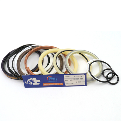 PTFE / 섬유 버킷 봉지 키트 적당한 현대 R220LC-9 굴삭기