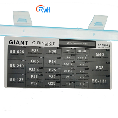굴삭기 현대 기계 수리를 위한 RWH 376 PC O링 박스